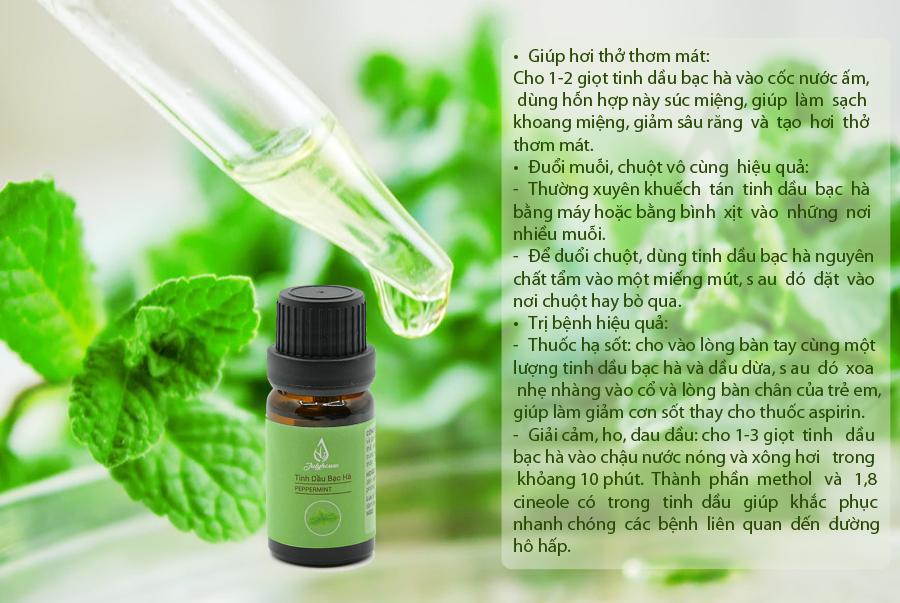 Tinh dầu Bạc Hà xông phòng 10ml