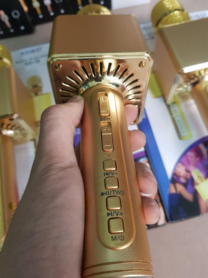 Mic Hát Karaoke Bluetooth Kiêm Loa SD-13