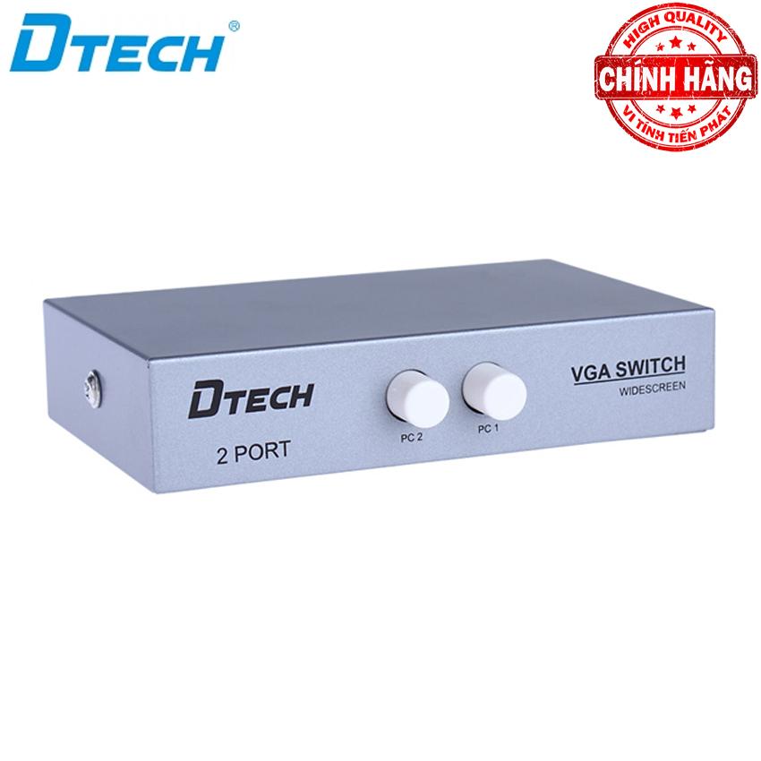 Switch bộ chia cổng VGA 2 ra 1 (2 máy tính ra 1 màn hình) Dtech DT-7032 .