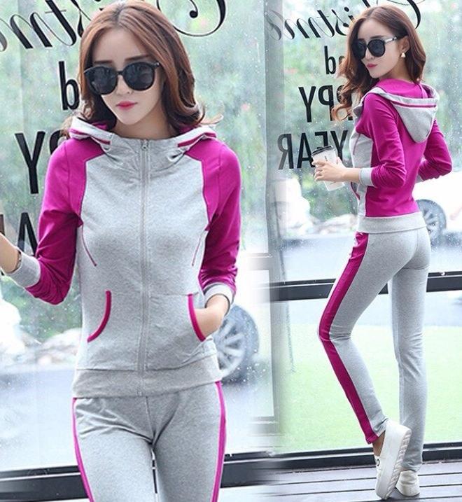 Bộ đồ thể thao thu đông cao cấp phối màu