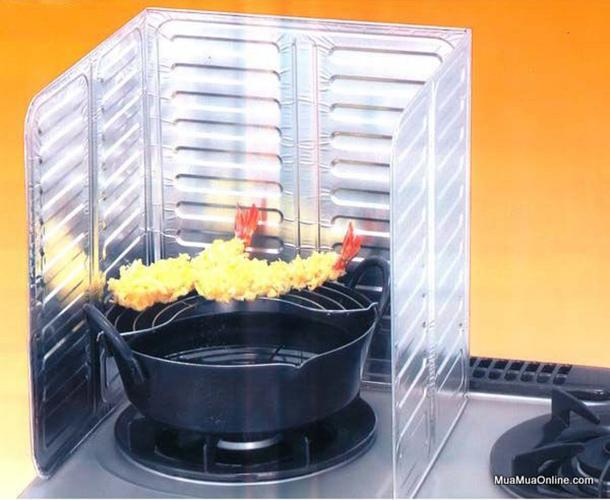 Tấm Chắn Chống Dầu Mỡ Và Gió Cho Bếp Ga Nhật Bản