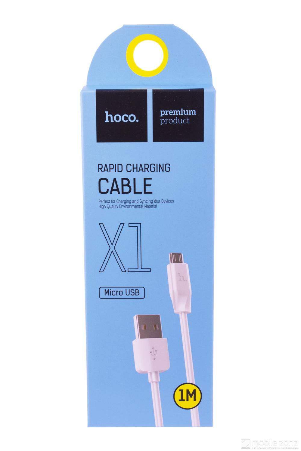 [HCM]Cáp sạc và truyền dữ liệu Hoco X1 cổng Micro USB dài 1m cho Android