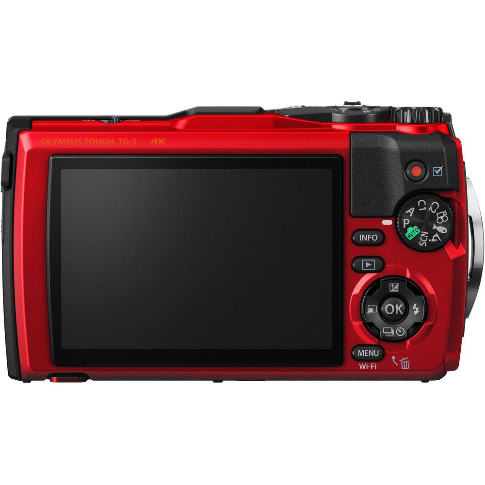 [Trả góp 0%]MÁY ẢNH OLYMPUS STYLUS TOUGH TG-5 (ĐỎ)
