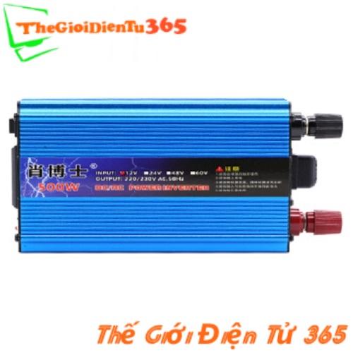 Bộ chuyển đổi điện inverter 12v dc lên 220v-500w