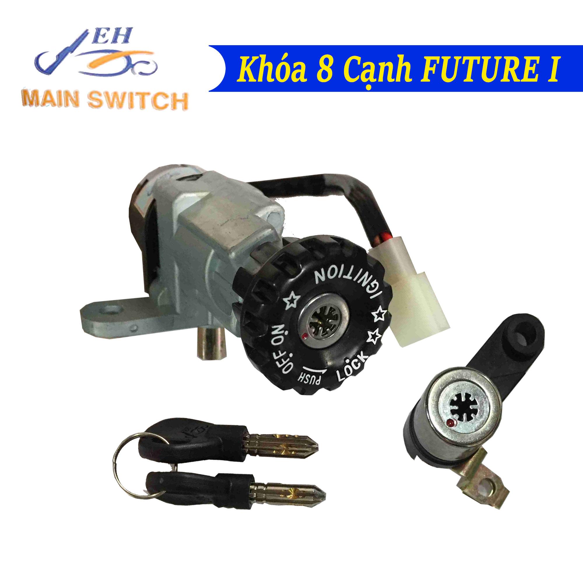 [HCM]Ổ Khóa Chống Trộm 8 Cạnh Xe Future 1
