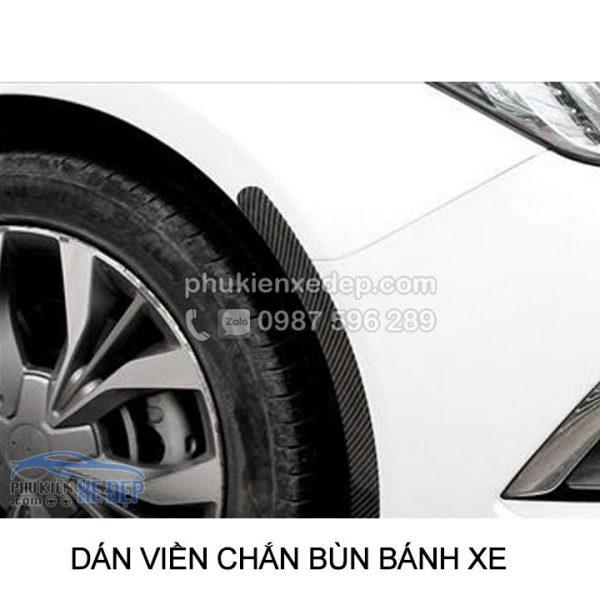 Nẹp carbon 5D chống va đập cốp xe, nẹp bước chân