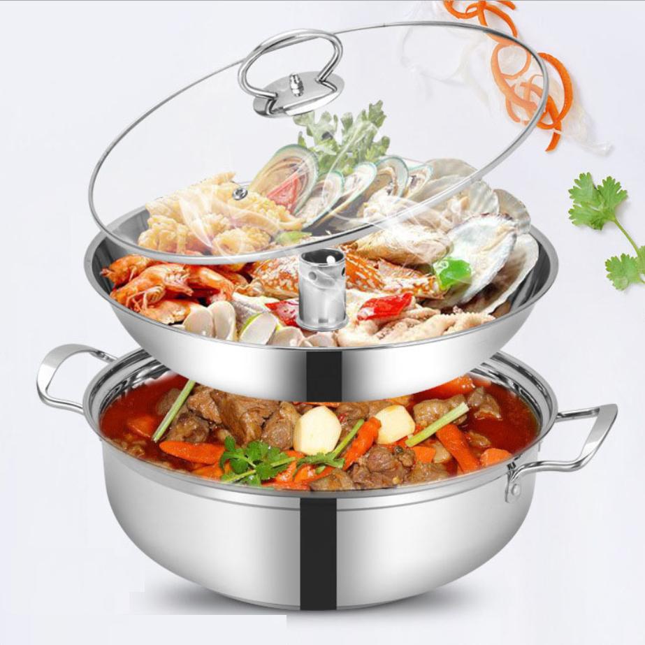 Nồi hấp inox 2 tầng cao cấp HappyCall ( size 28cm )