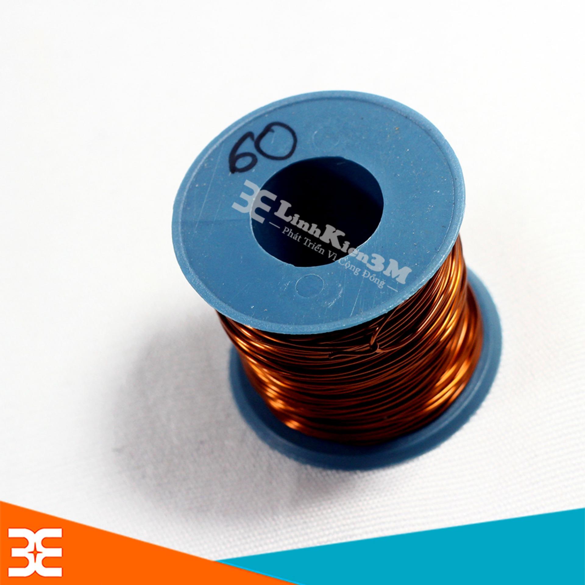 Dây Đồng Bọc Cách Điện - Cuộn 100g 0.6mm