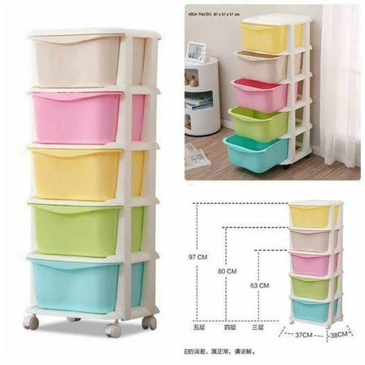 TỦ ĐA NĂNG LẮP RÁP 5 TẦNG NHỰA VIỆT NHẬT