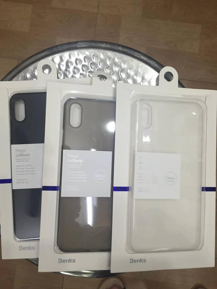 Ốp lưng cho iPhone XS Max - Benks Magic Lolipop siêu mỏng 0.4mm (trắng)