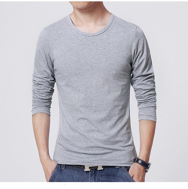 Áo thun body cổ tròn tay dài (Tím)
