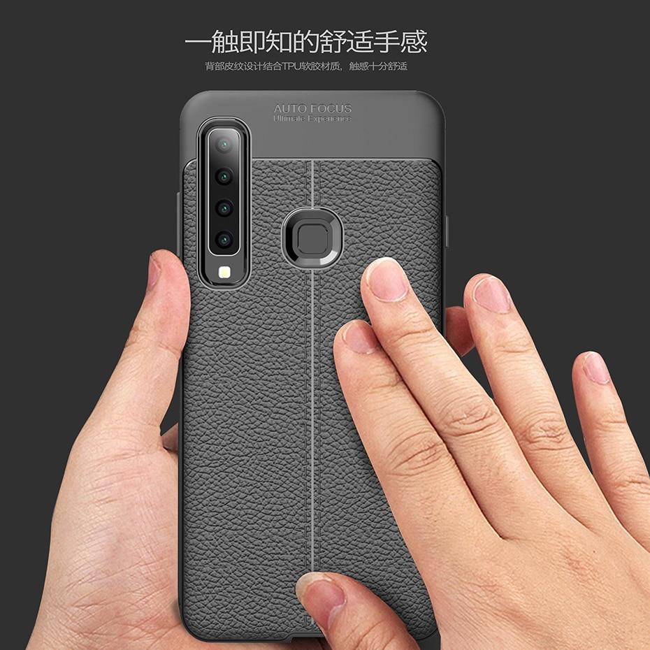 Ốp Silico Vân Da Cho Samsung Galaxy A9 - Auto Focus