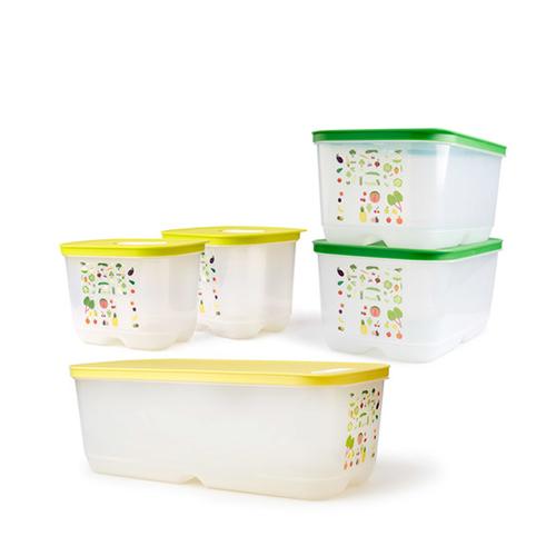 Bộ hộp Tupperware Trữ mát có nút hô hấp Ventsmart 5