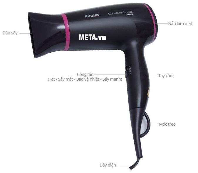 Máy sấy tóc Philips BHD002