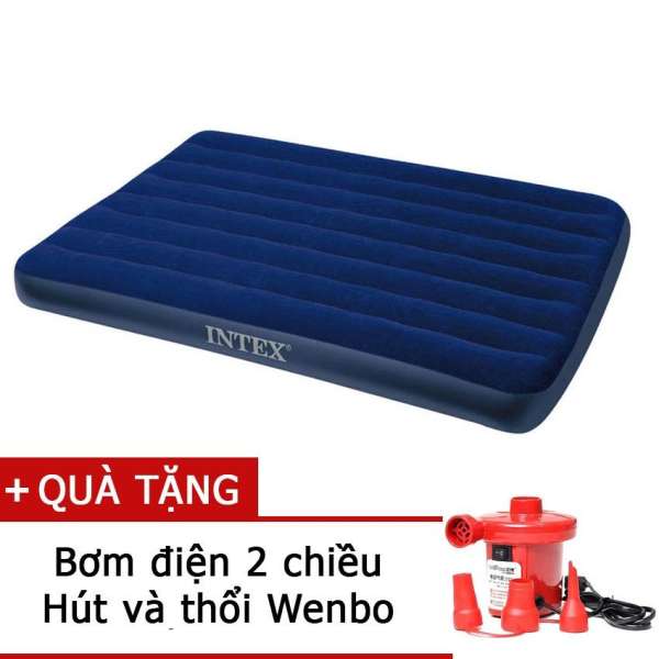 NỆM HƠI ĐÔI CAO CẤP 137X 191X22CM 68758 INTEX