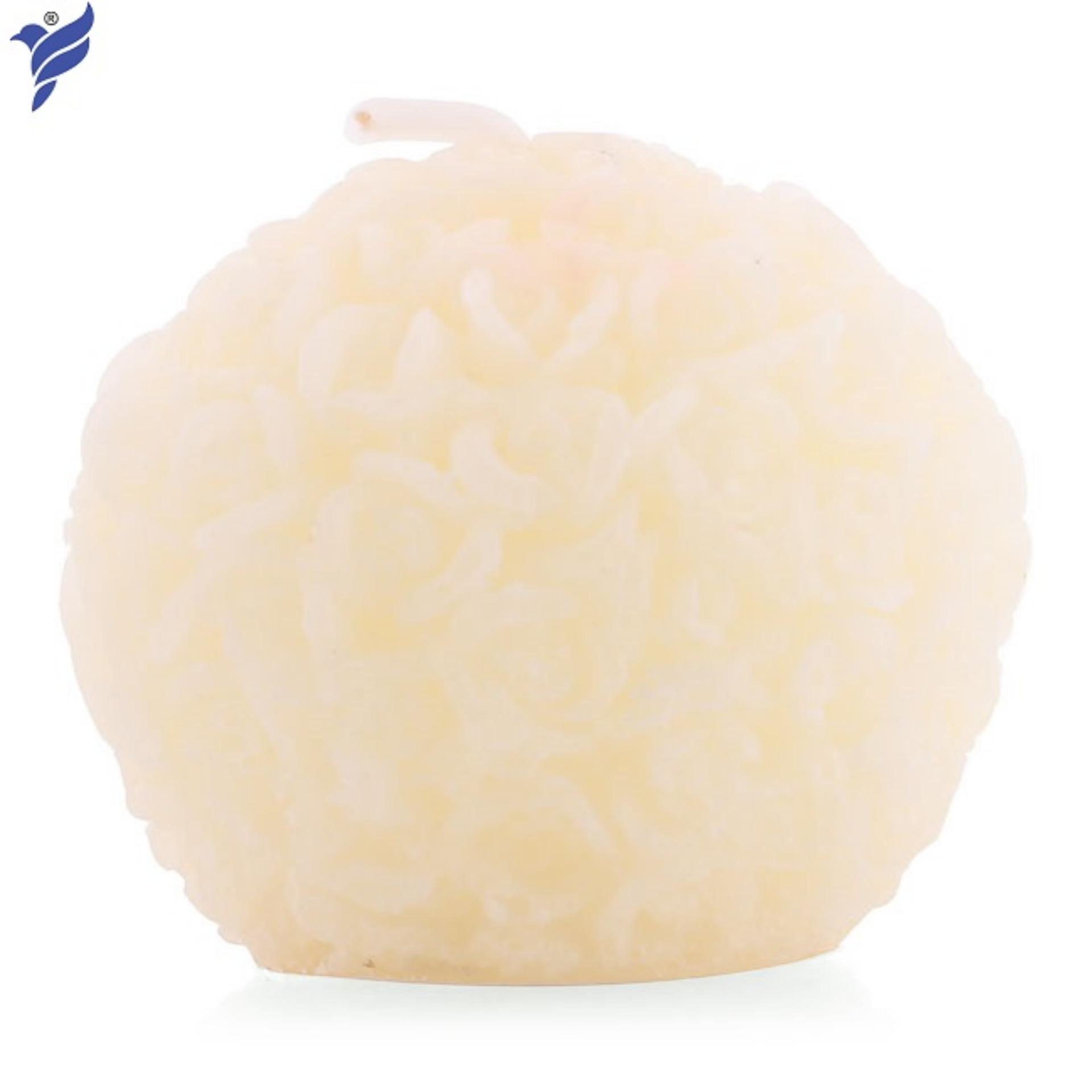 Nến thơm décor hoa hồng hình quả cầu