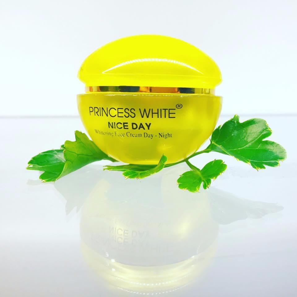 Kem dưỡng trắng da mặt nice day - princess white hộp 22g