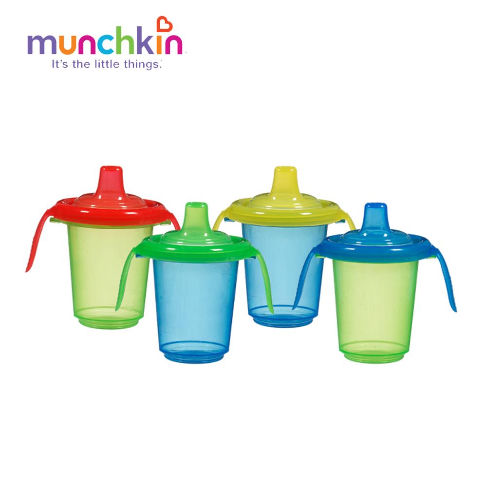 Bộ 4 cốc tập uống chống đổ Munchkin MK15523