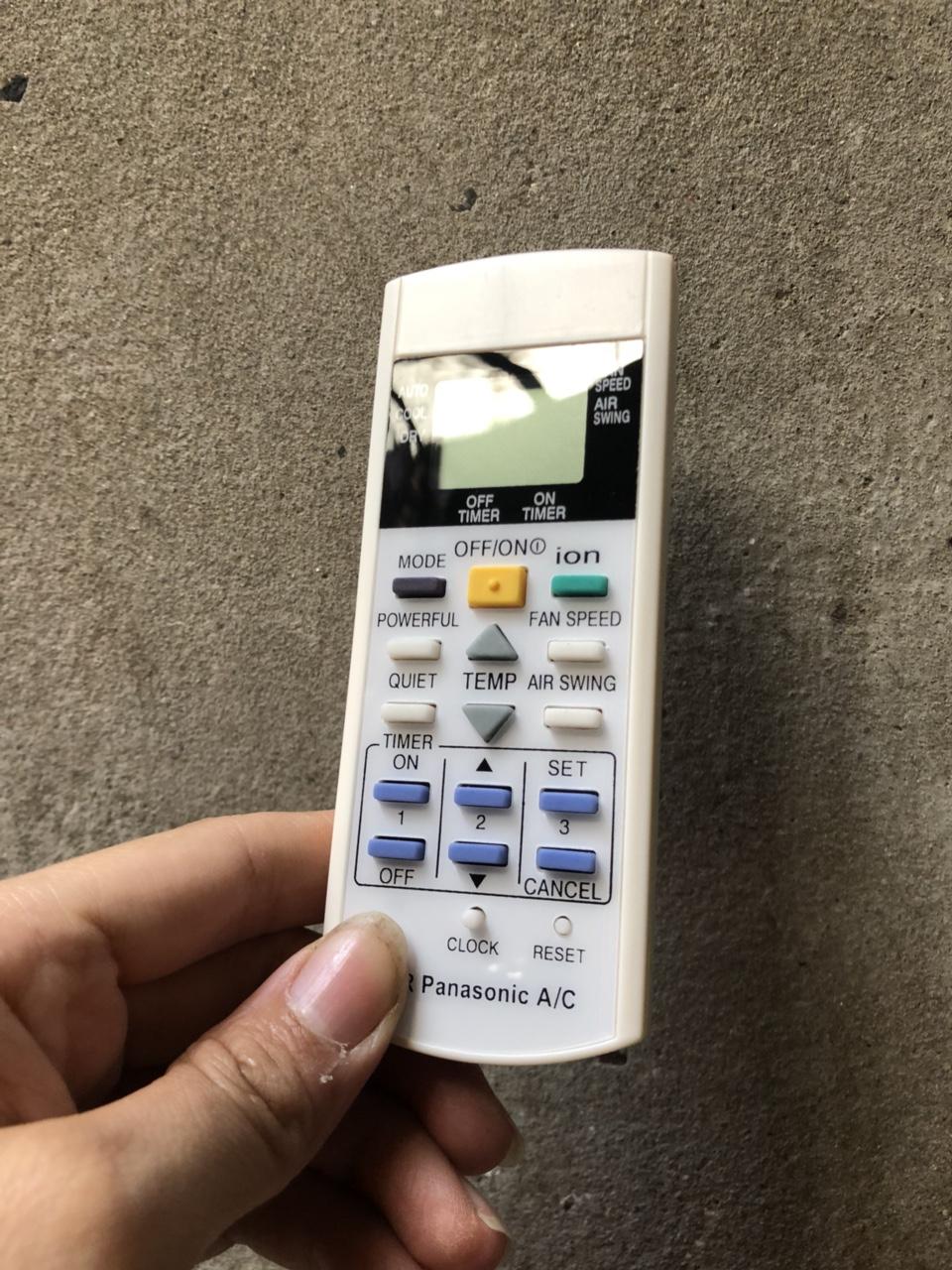 điều khiển điều hòa panasonic 1 chiều