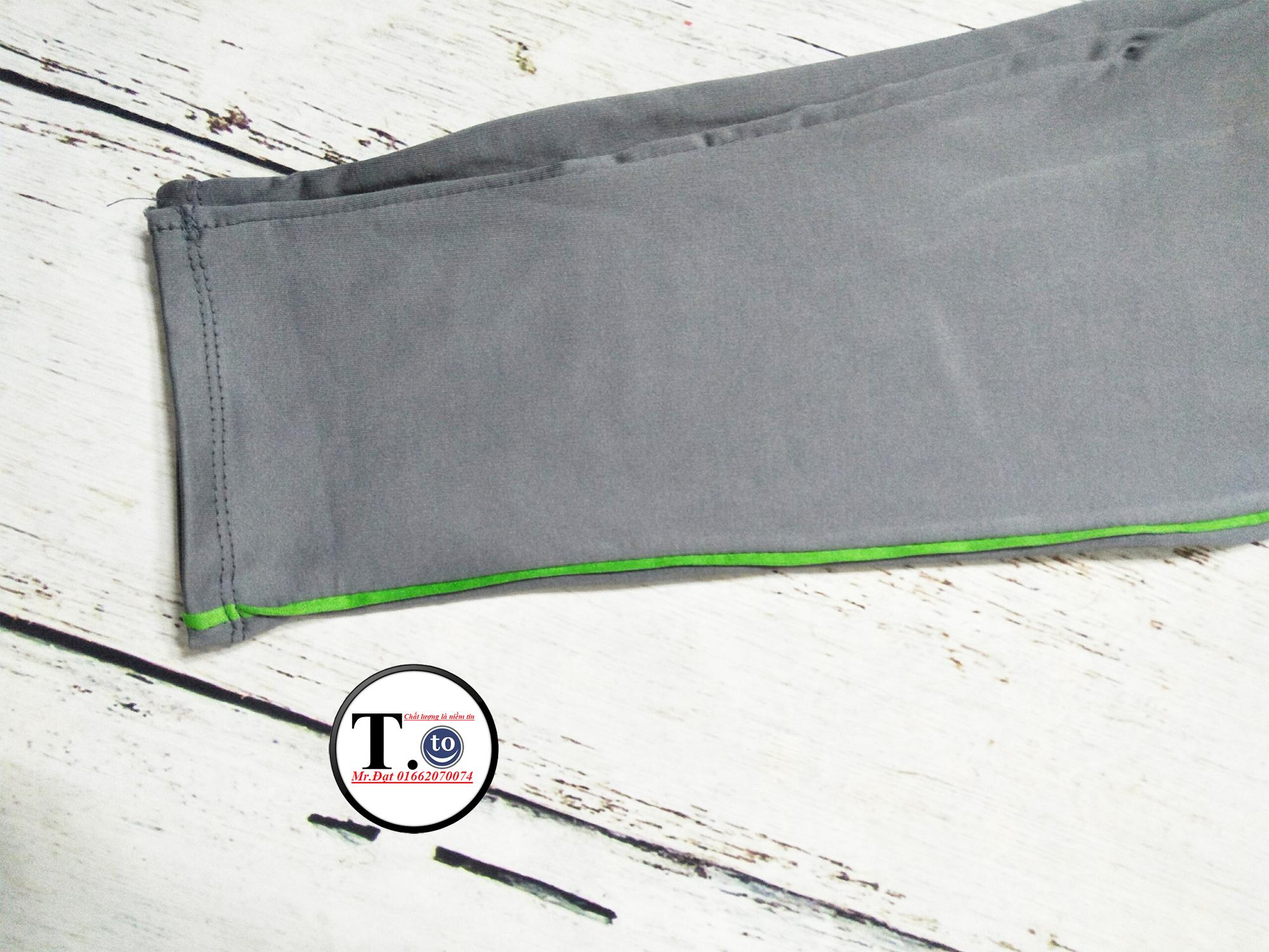 [HCM]Quần thun nữ - legging màu XáM (Ôm bodyquần màu Xám viền sọc màu Đỏ - Xanh lá - Tím -Trắng)