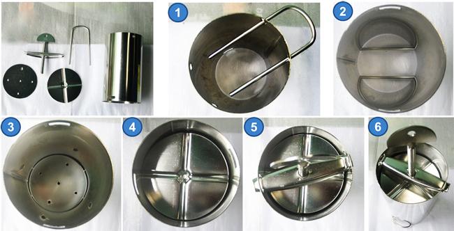 Khuôn làm giò Mishop 2kg (Inox)