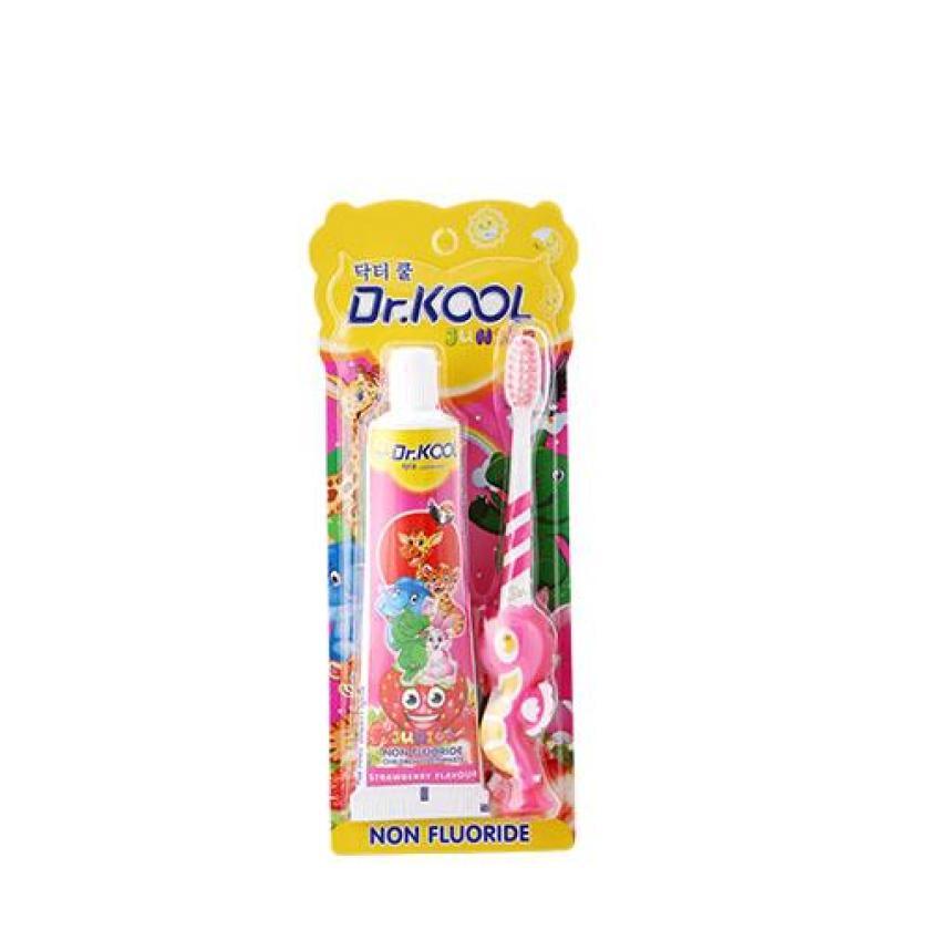 Kem đánh răng và bàn chải Dr Kool cam M062