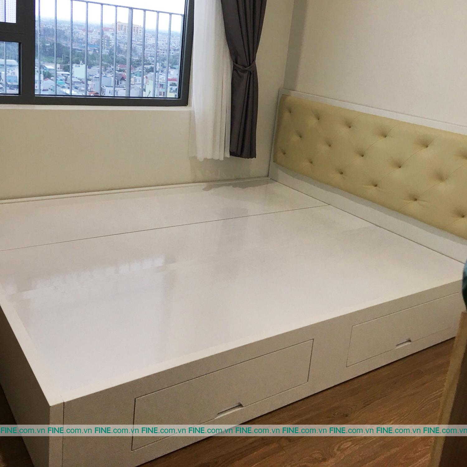 Giường FINE 2 Hộc Kéo FG052 (180cm x 200cm)