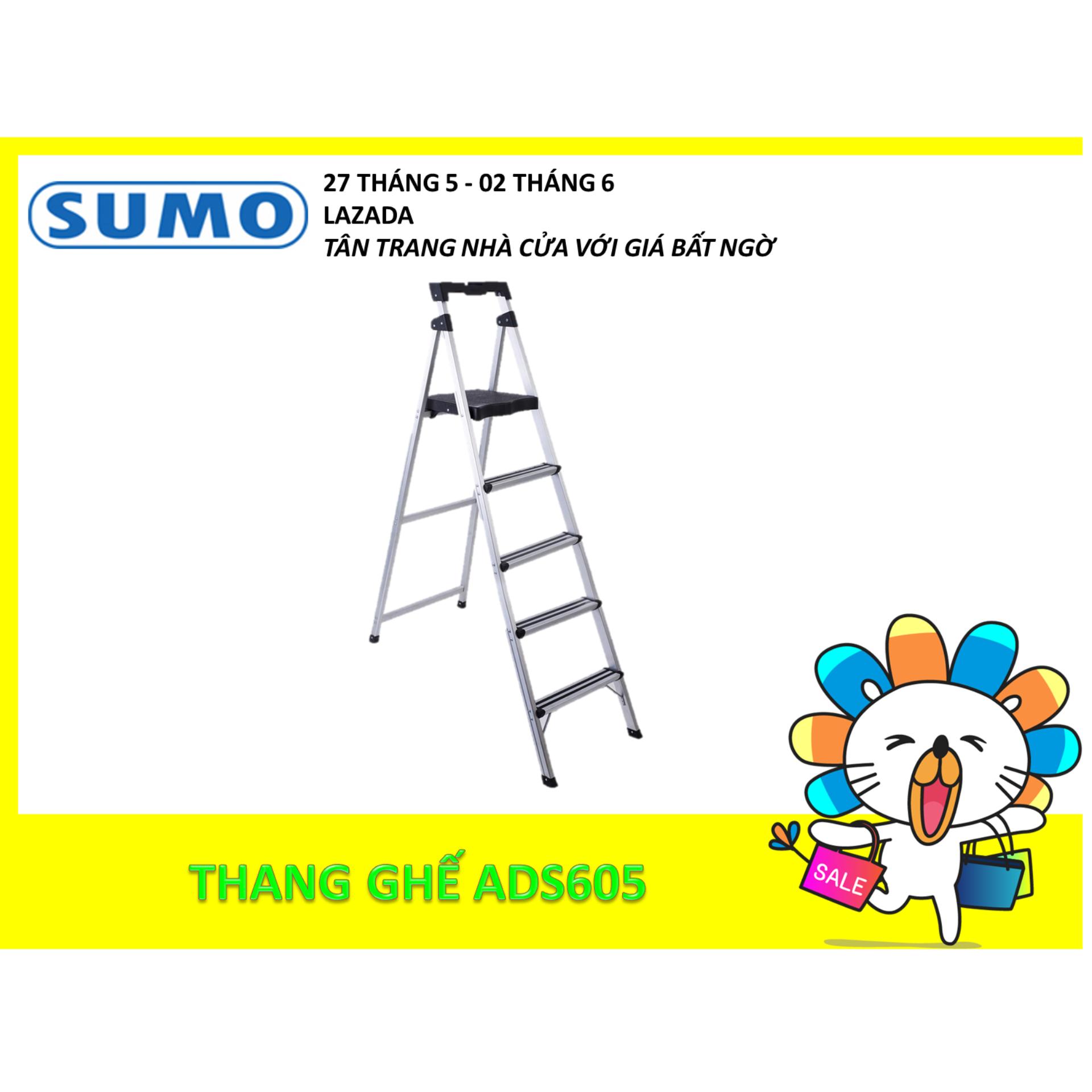Thang ghế 5 bậc Sumo ADS-605 (Bậc cao nhất: 120cm)