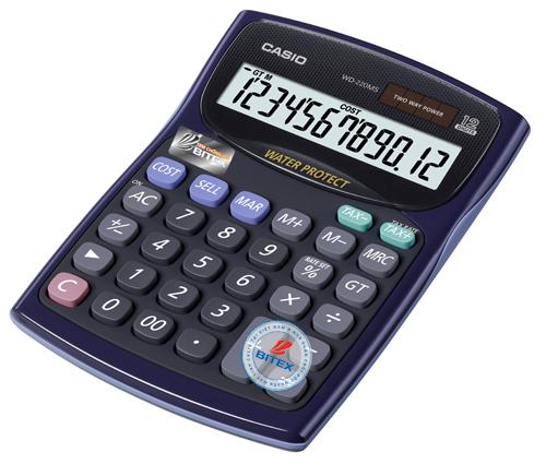Máy tính để bàn Casio WD220MS-BU