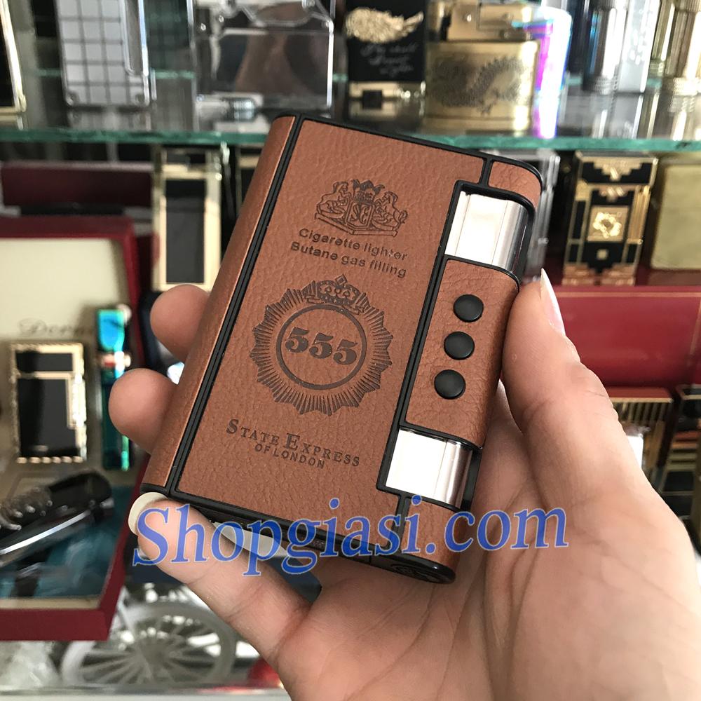 Hộp Đựng Thuốc 555 - Marl Kiêm Bật Lửa ( 10 Điếu )