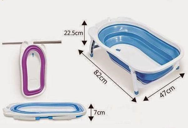 Chậu tắm gấp gọn cho bé