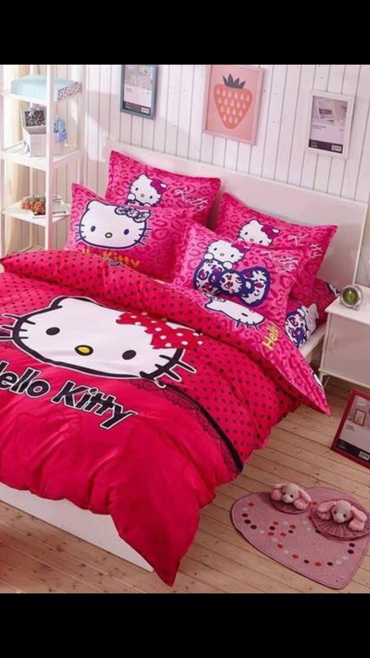 BỘ CHĂN GA GỐI HÀN QUỐC MÈO ĐỎ 180x200