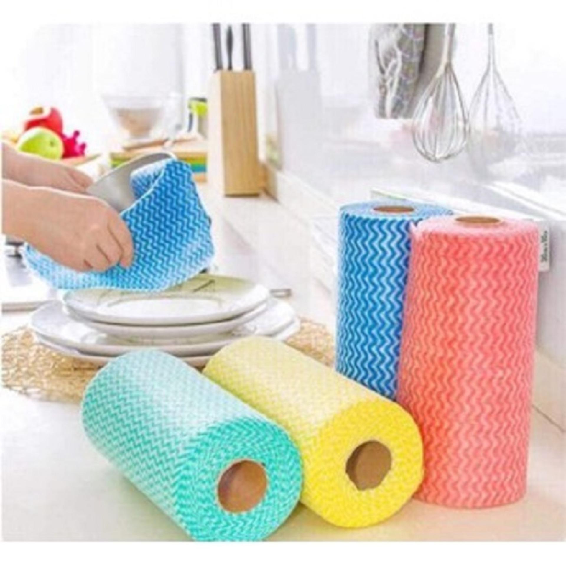 Khăn đa năng lau bếp lau chén dĩa 50 cái/cuộn