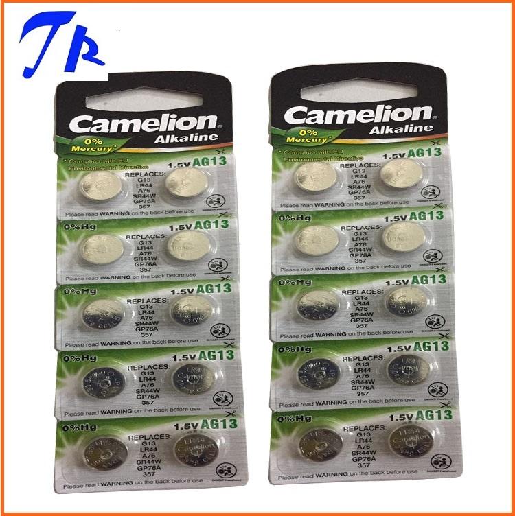 [HCM]10 viên AG13 Camelion Pin A76 LR44 Camelion