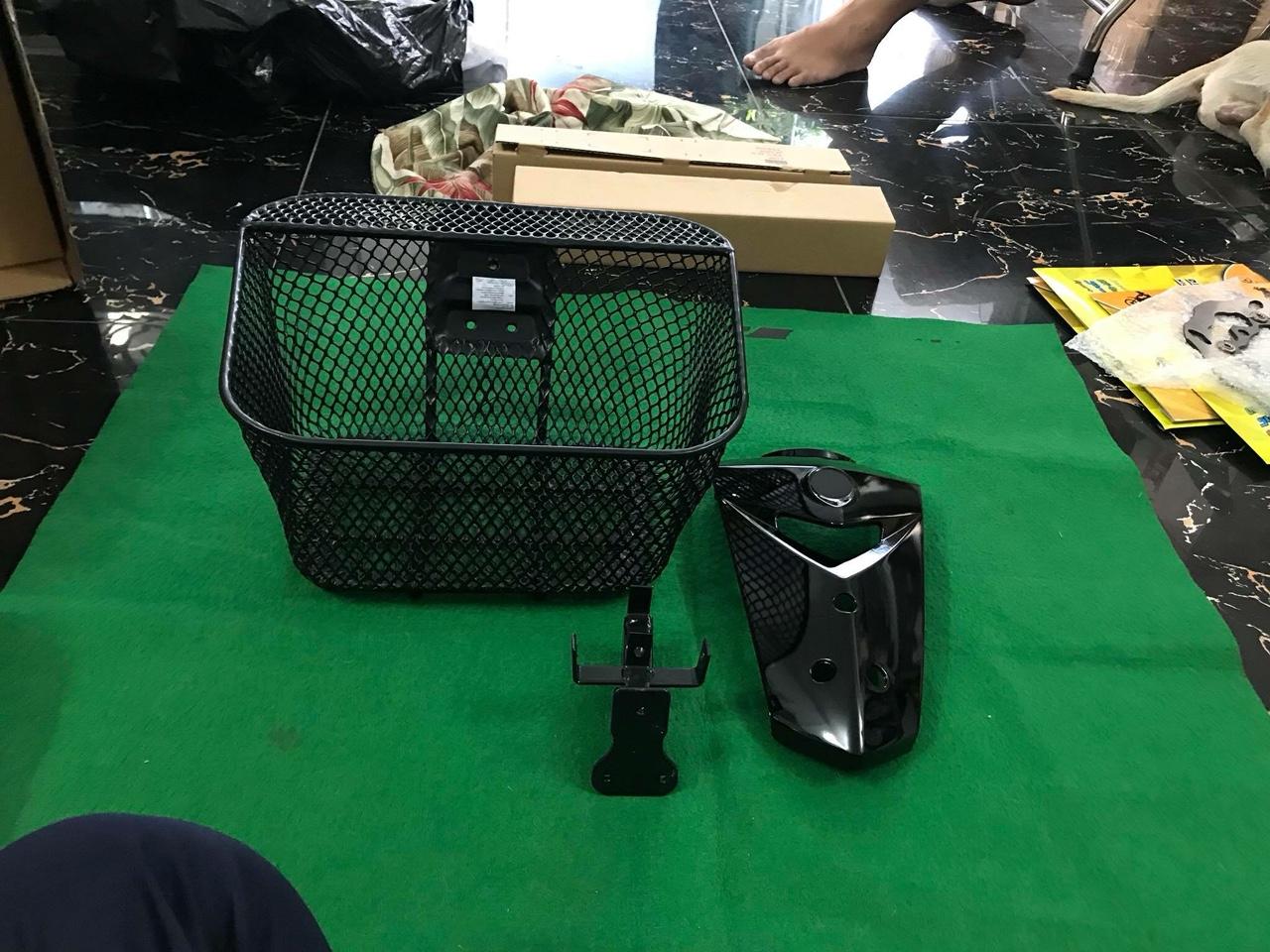 Bộ rổ Sirius full 3 món: rổ lưới thái, mặt nạ, bass VN