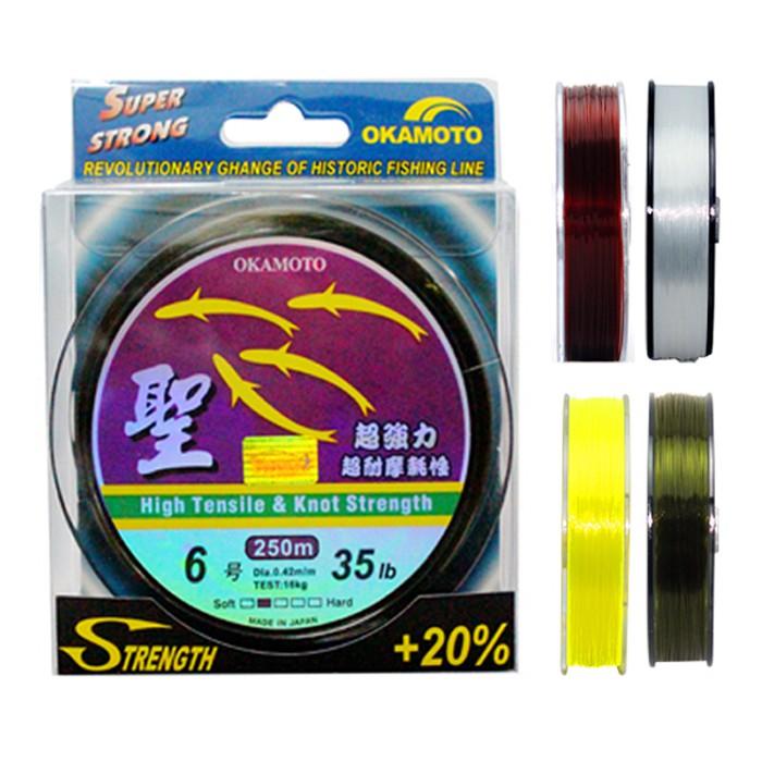 Cước thánh câu cá Okamoto (cước 4 con cá) Dài  250m