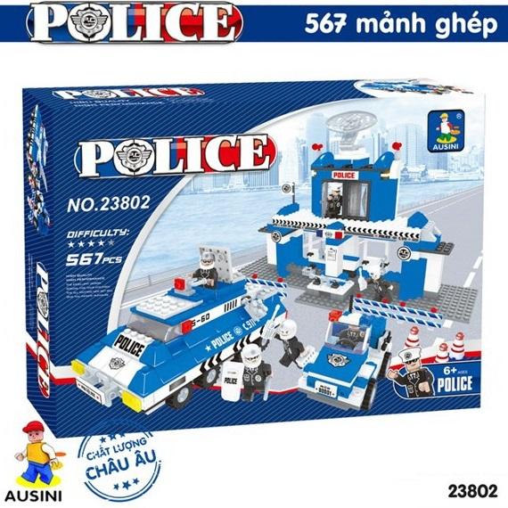 Lắp ráp lego - Mô hình sở cảnh sát Ausini No. 23802