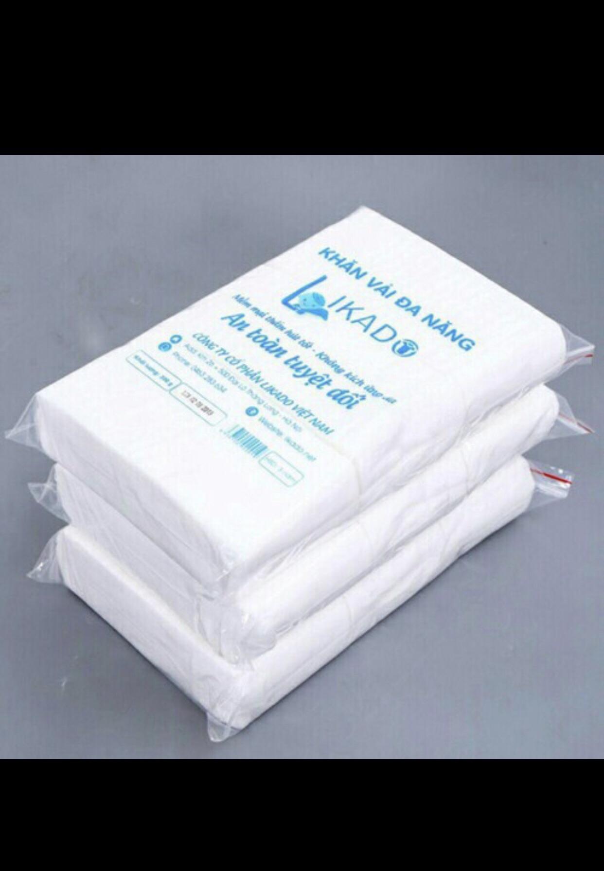 5 bịch khăn vải khô likado 300gr