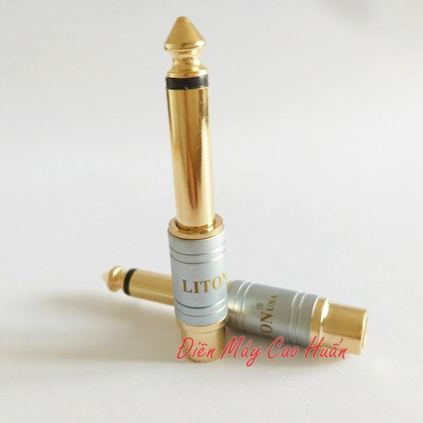 Combo 2 Jack chuyển 6 ly đực ra AV cái Liton
