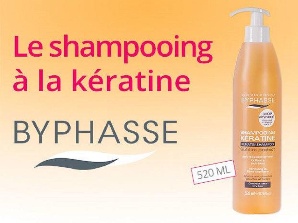 [HCM]Dầu Gội đầu dành cho da dầu Byphasse Sublim Protect Shampoo Keratin 520ml