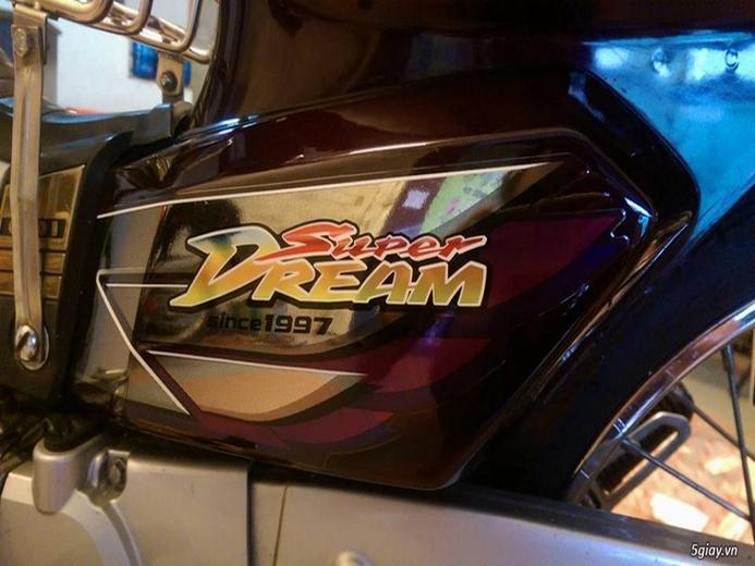 Bộ tem kiểu dán xe máy Dream tem 3 lớp (màu đen đỏ)
