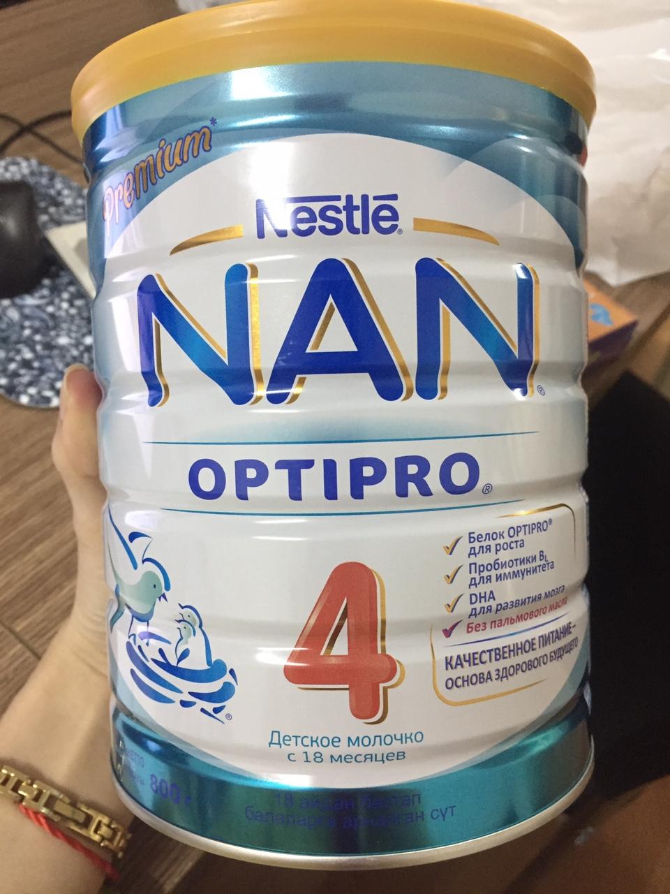 Sữa NAN 4 Nga 800g trẻ từ 18-24 tháng tuổi