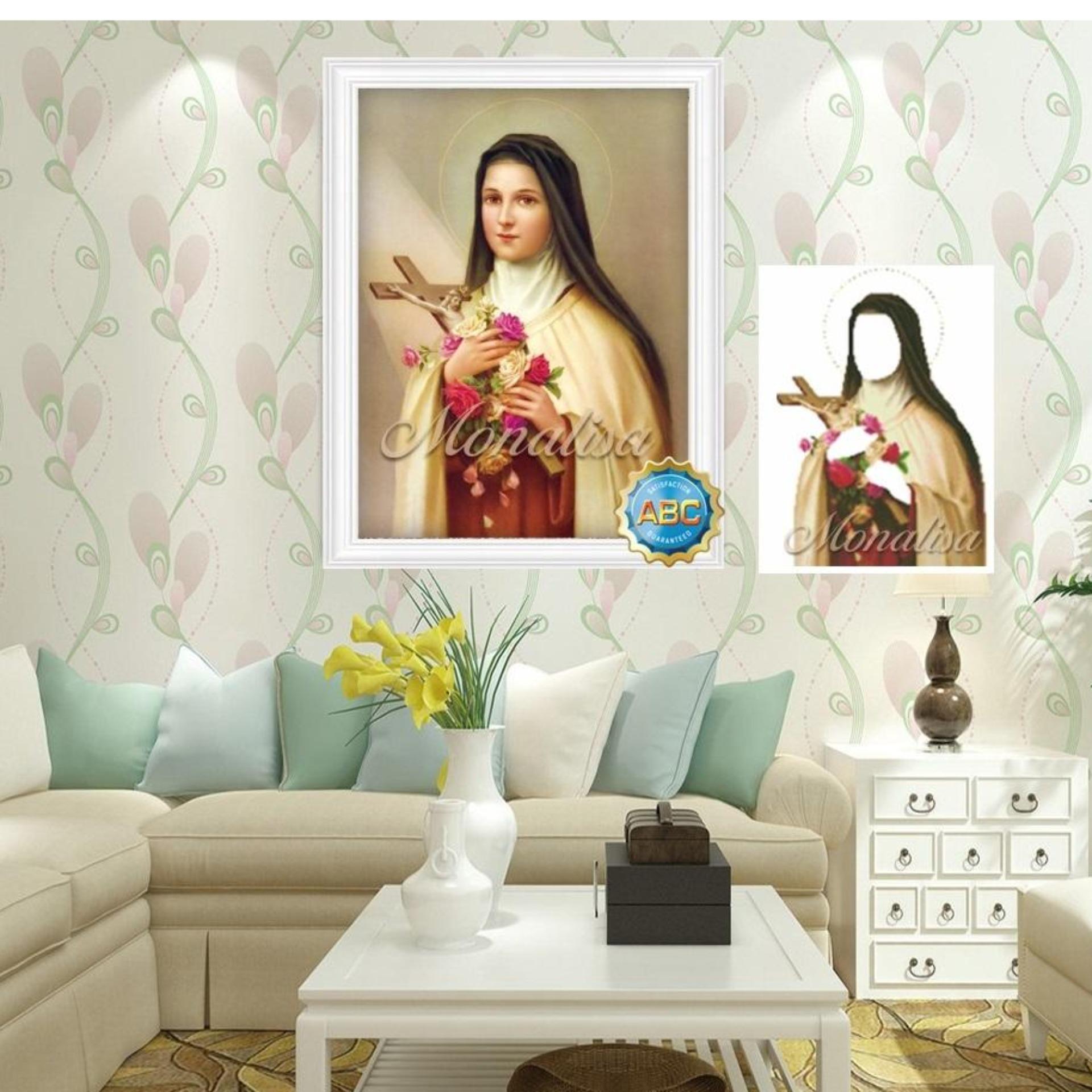 TRANH GẮN ĐÁ CAO CẤP ĐỨC MẸ Y8022 - KT:(50X65)CM