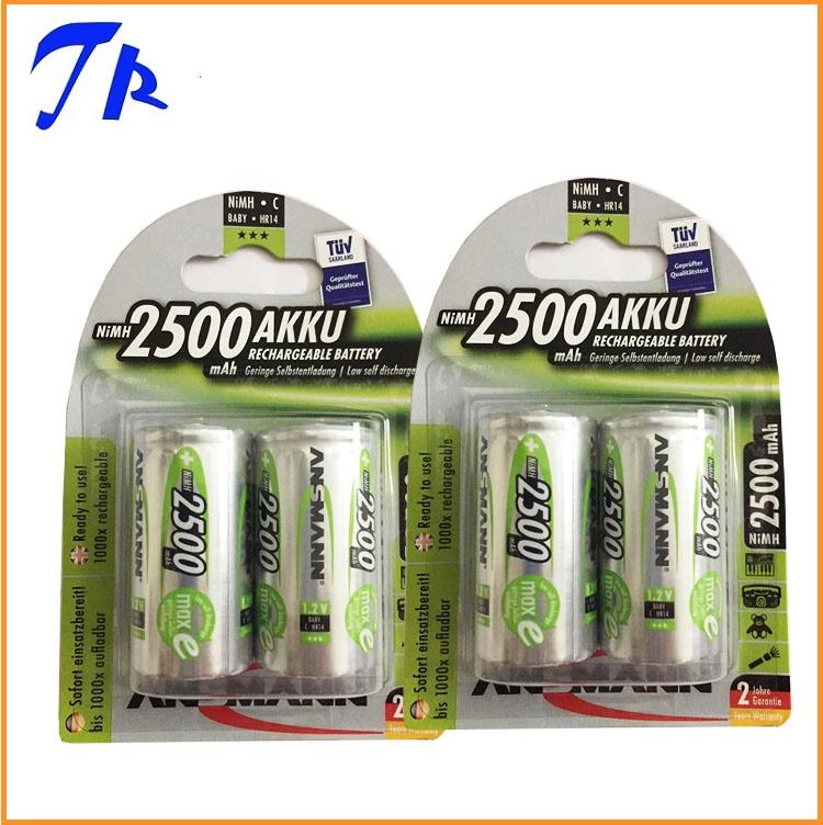 [HCM]Pin sạc trung C pin sạc LR14 ansmann 2500mah ( vỉ 2 viên )