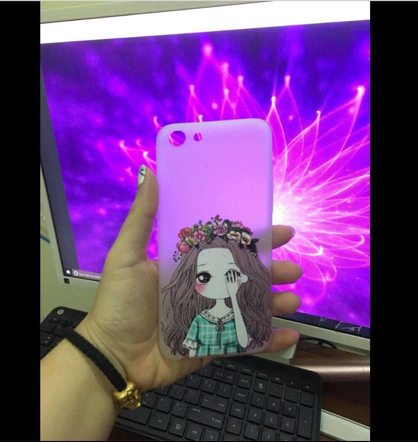 Ốp lưng dẻo thời trang in hình cho Oppo A83