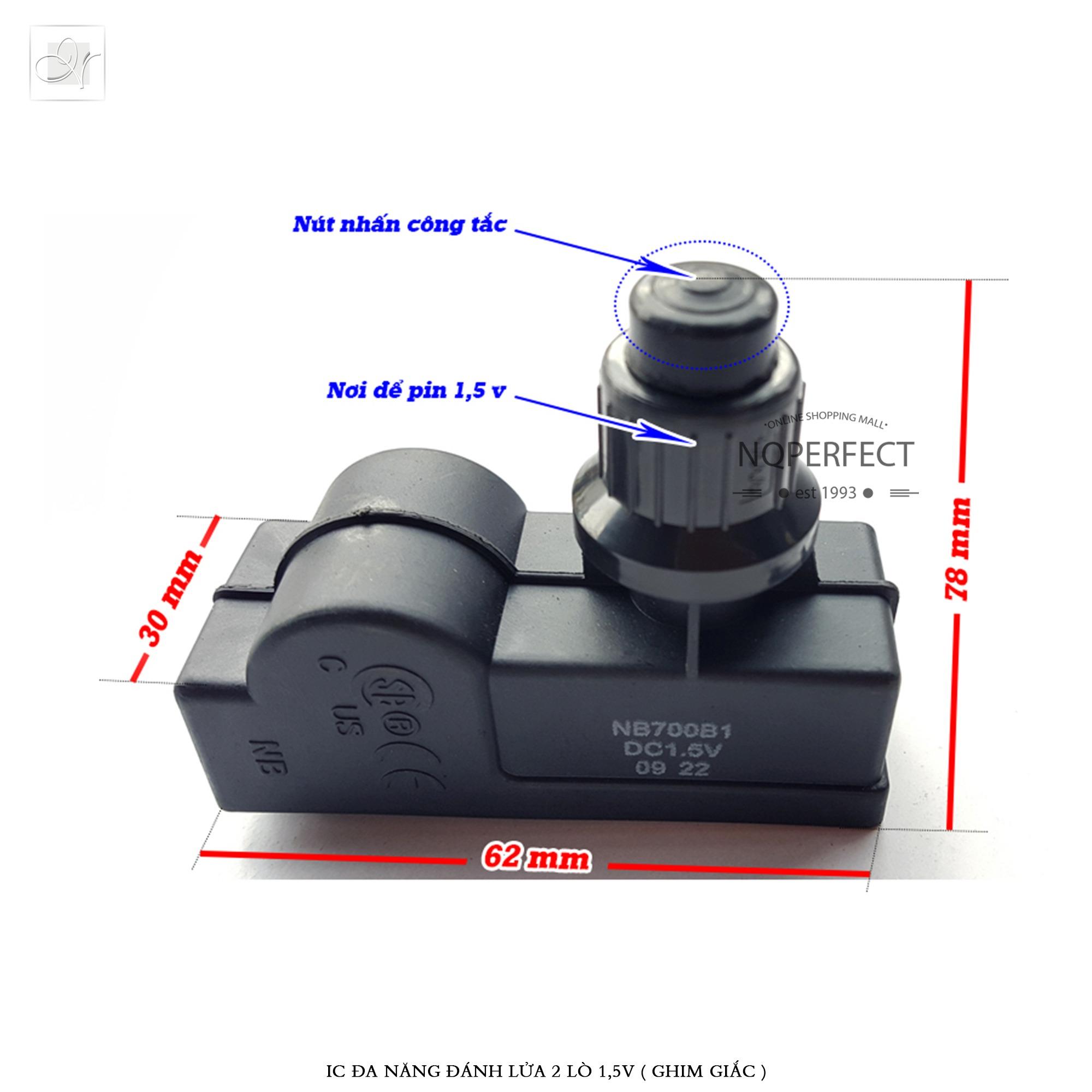 [Hcm]Combo of 2 Items: 1 Multi-Function Ignition Ic for 2 1.5V Ovens (Pin Connector) + 2 Ceramic Ignition Wires
