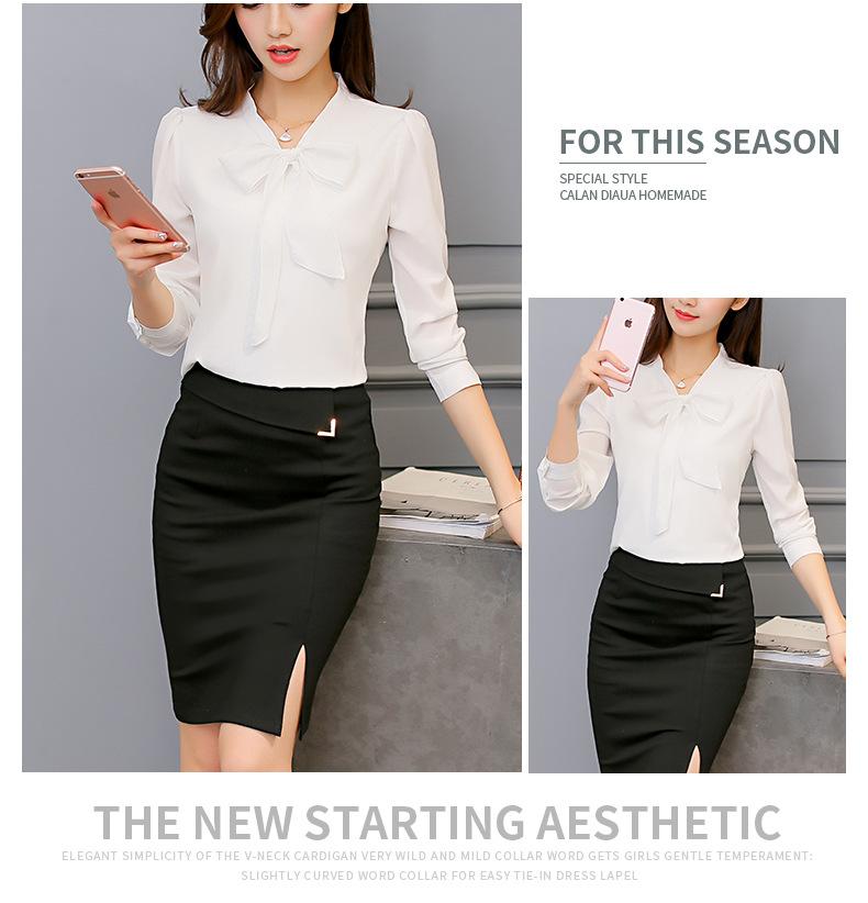 Áo Sơ Mi Nữ YAME SMN 309 Màu Trắng