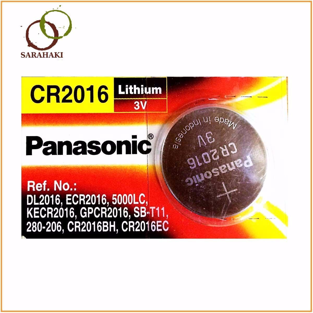 Combo 5 viên pin CR2016 Panasonic Lithium 3V chính hãng