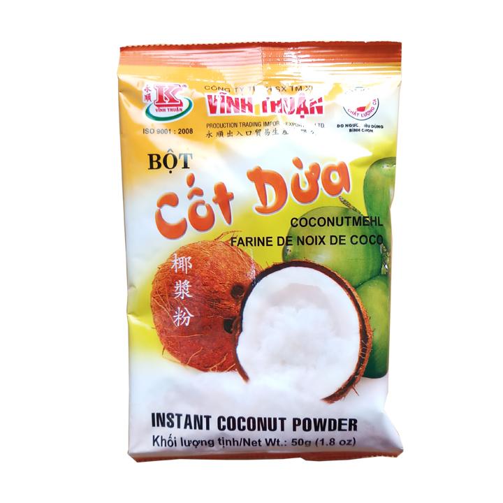 Bột cốt dừa Vĩnh Thuận gói 50g