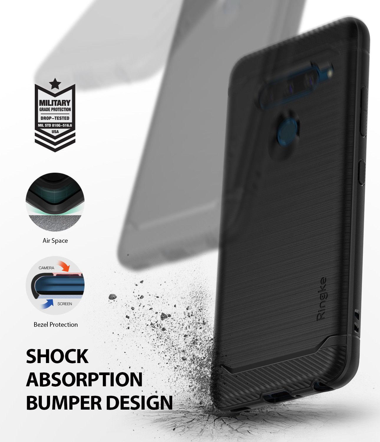 Ốp lưng LG V40 ThinQ Ringke Onyx Hàn Quốc (Ringke Onyx Korea Case for LG V40 ThinQ)